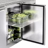 Saladette PREMIUM - 1510mm - 2 Türen - mit Glasaufsatz für 7x GN 1/3