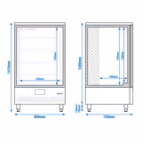 Commercial Reach-In Blast Chiller/Freezer - 10x GN 1/1 or EN 600x400mm