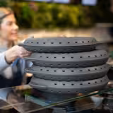 (6 db) Újrahasználható pizzadoboz - Ø 32 cm-es pizzákhoz - szürke