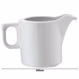 (12 kom) MIX & MATCH - Vrč za mlijeko - 125 ml - Porculan - bijela