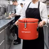 Thermal container - 15 liters - with clamping closure - stackable - incl. handles