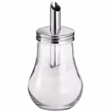 (6 bucăți) Dozatoare de zahăr – sticlă – 250 ml – cu tub de dozare