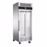 Bäckerei-Tiefkühlschrank Edelstahl PREMIUM - EN 600x800 - 600 Liter - 1 Glastür