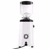 Commercial Coffee Grinder - 1.2 kg - Ø 65 mm flat grinding disc - automatic portafilter detection - White