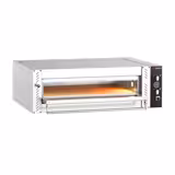 Forno elettrico per pizza - Platea in mattoni refrattari - 1110x940mm - 4 pizze Ø34cm - fino a 450°C - Meccanico