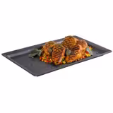 (6 pcs) GN 1/1 Gastronorm Tray - FROSTFIRE - Aluminium - 530x325mm - Height: 30mm - Grey