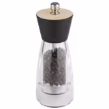 (12 pcs) Salt & Pepper Mills - FRIDA - Acrylic - Height: 155mm - Clear