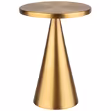 Şarj Edilebilir Masa Lambası - CONE - 3 kademeli kısılabilir - Ø130x180mm - Gold