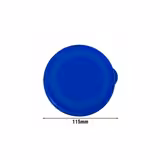(100 pieces) THERMO FUTURE BOX | Silicone lid for side dish tray - 300ml - Round - Blue