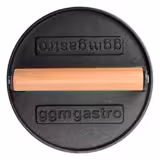 Presse à hamburger - Fonte - Ø 175mm - Fond rainuré