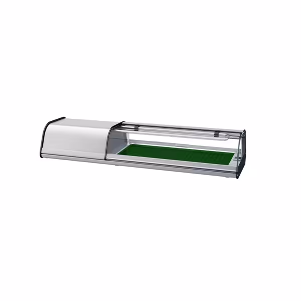 واجهة عرض سوشي مبردة PREMIUM PLUS مع إضاءة LED - 1268x410mm - 4x GN 1/3