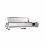 Countertop Prep Well PREMIUM - 1600x335mm - 7x GN 1/4