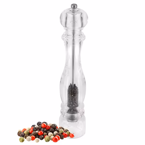 (3 pieces) PEUGEOT | NANCY - Pepper Mill - Acrylic - Height: 380mm