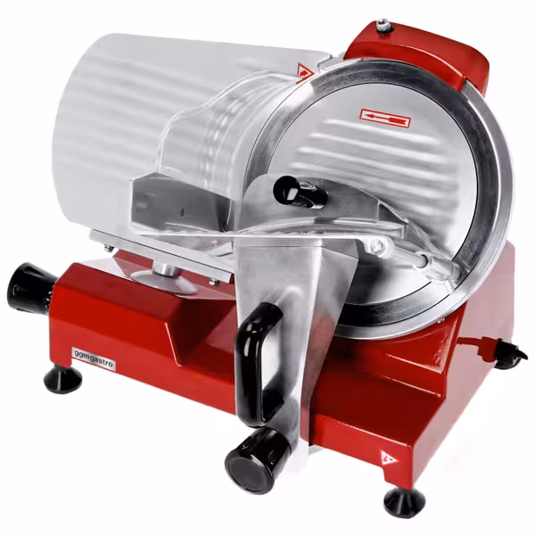آلة تقطيع لحم وجبن - 150 W - شفرة: Ø 250 mm - أحمر