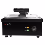 Piastra panini professionale - 2,2kW - piastre: liscia sotto e rigata sopra - Superficie di cottura: 350x330mm