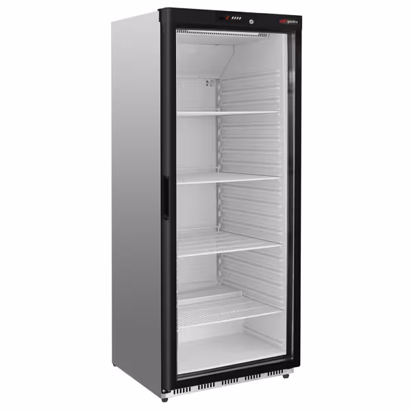Buzdolabı paslanmaz çelik PREMIUM - 600 litre - 1 cam kapılı