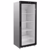 Koelkast RVS PREMIUM - 476liter - tot +8°C - met 1 glazen deur - automatische ontdooiing