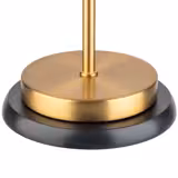 LED Table Lamp - MERLE MINI - Rechargeable - Cordless - 3-step dimmable - Ø90mm - Gold - with Charging Dock