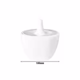 SELTMANN WEIDEN | Blues Sugar Bowl with Lid – Sage Green – 270 ml – Porcelain