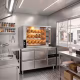 Gas Hähnchengrill - 14,1 kW - mit 3 Spießen für bis zu 15 Hähnchen