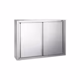 Edelstahl Wandhängeschrank PREMIUM - 1000x400mm - mit Schiebetür - 1000mm hoch
