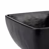 (6 Stück) Schale - SLATE - Melamin - 1,5 Liter - 190x190mm - Schwarz
