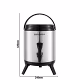 Dozator de băuturi - 10 litri - izolat - oțel inoxidabil