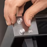 Four rapide - 3,4 kW - inox - incl. sonde de température, plaque à pizza, panier antiadhésif | cuisson 80 % plus rapide