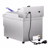 Elektrische friteuse - 8 liter - 3,25 kW - met aftapkraan