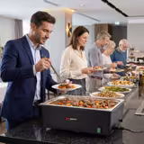 Elektro Chafing Dish - GN 1/1 - mit Deckel - Schwarz