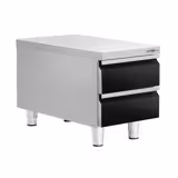 Gabinete de gaveta 0,4 m - com 2 gavetas (PRETO)