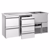 Banco Spillatura Birra PREMIUM - 1950x700mm - 5 Cassetti