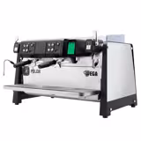 WEGA | Polar - Siebträgermaschine - 2 Gruppig - 5,2 kW - mit 2 Milchaufschäumern & Heißwasser - Touch - Edelstahl