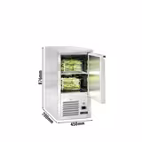 Mostrador refrigerado ECO - 450x700mm - de trabajo - GN 1/1 - refrigeración estática - 102l