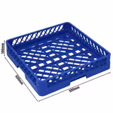 Panier de lavage de base 1/1 – 500 × 500 mm – Bleu