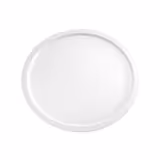 (6 pieces) PURE Round Melamine Serving Tray – Ø380 mm - Height 25 mm - White