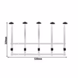 FUCHS | Wall holder for 5 bottles - 0.7 to 1 liter