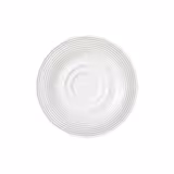 (6 pieces) SELTMANN WEIDEN | Round Coffee Saucer Blues – Pearl Grey – Ø165 mm – High-Gloss Porcelain