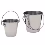 (6 stycken) Serverings- & såshink - SNACKHOLDER - Rostfritt stål - 0,15 liter - Ø 70 mm