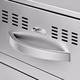 Warmhalteschrank für Speisen - 4 kW - GN 1/1 - 2 Schubladen