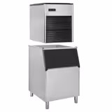 Commercial Ice Machine - Nugget - 335kg/24h - with Storage Bin