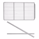 	Grătar de susținere (plasticat) cu șine din oțel inoxidabil incluse – 560 x 320 mm – pentru mese frigorifice/mese de preparare SAS & POS: adâncime 700 mm, motor în partea de jos