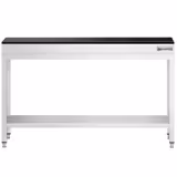 Edelstahl Arbeitstisch PREMIUM - 1500x600mm - mit Grundboden - inkl. Granitarbeitsplatte