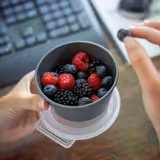 (12 ks) Mísa - Plast - 250 ml - kulatá - Ø 104 mm - stohovatelná - šedá