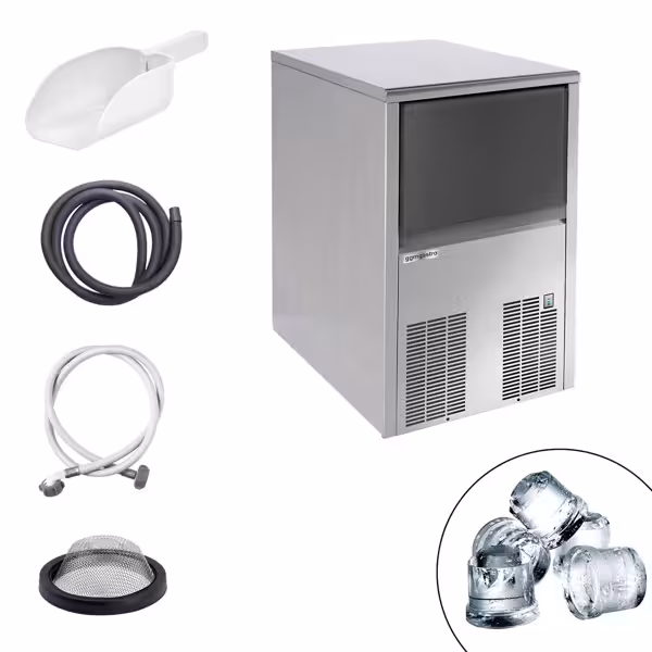 Máquina de Gelo em Cubos com Depósito - 41kg/24h - Refrigeração a ar