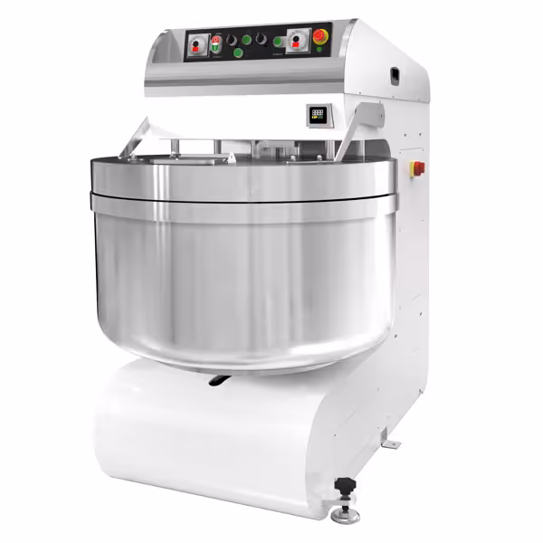 Commercial Spiral Dough Mixer - 368L / 250kg - Twin Speed - Fixed Head & Bowl - with Timer - 400V 3‑Phase - Twin Motor Drive - For Pizza & Bread Dough