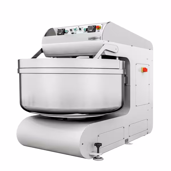 Commercial Spiral Dough Mixer - 368L / 250kg - Twin Speed - Fixed Head & Bowl - with Timer - 400V 3‑Phase - Twin Motor Drive - For Pizza & Bread Dough