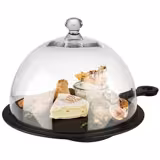Cloche DOME - Policarbonato - Ø300mm - Altezza: 220mm - rotonda - trasparente, antiurto, lavabile in lavastoviglie, impilabile