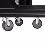 Carrello distributore piatti - non riscaldato - 985x760x900mm - con ruote & 6 divisori regolabili - max. 180-480 piatti - polietilene - Ø piatti 180/325mm