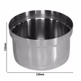 (6 kpl) Kulho – BRIDGE – ruostumatonta terästä – Ø 230mm – sopii 14981 & 13981